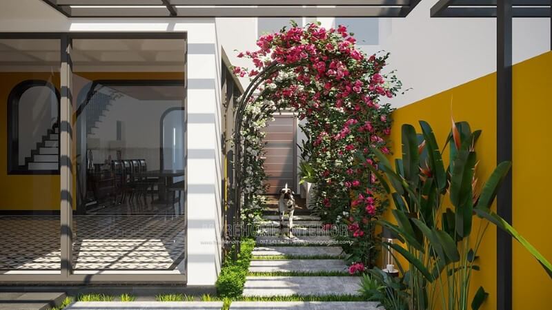 Morehome - chuyên thiết kế thi công kiến trúc ngoại thất, sân vườn nhà biệt thự đep theo phong cách á đông