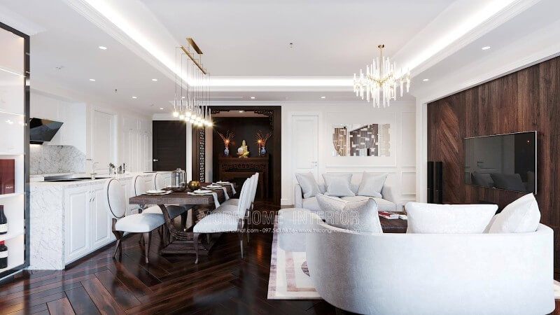 Mẫu tủ bếp cao cấp không bao giờ lỗi mốt hiện nay