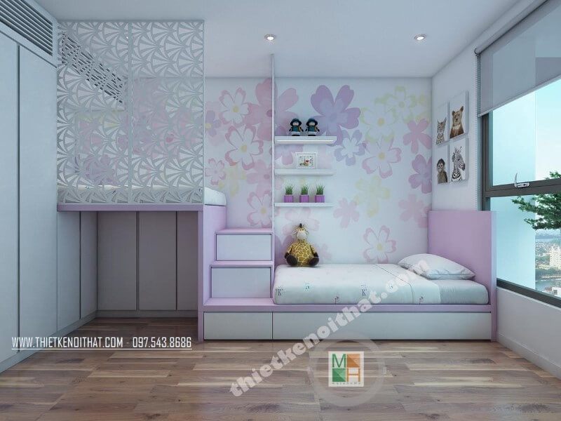 Với những căn hộ chung cư nhỏ, lựa chọn giường tầng được coi là những giải pháp tuyệt vời nhất cho con bạn đấy nhé!